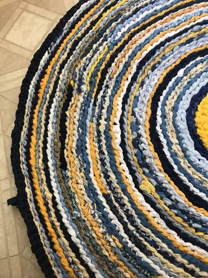 Burst of Sunshine #2 Rag Rug