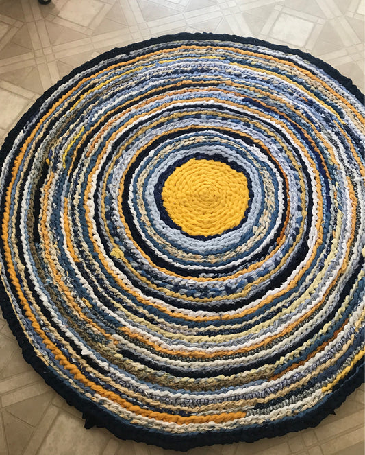 Burst of Sunshine #2 Rag Rug