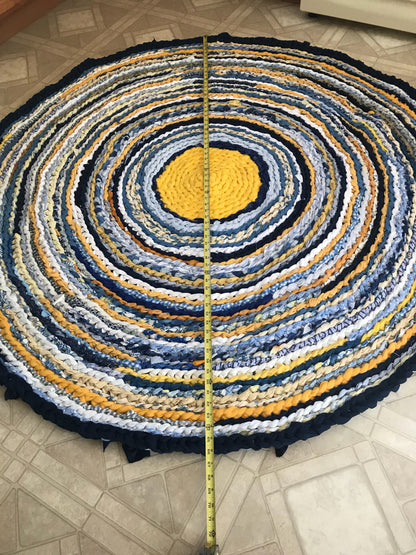 Burst of Sunshine #2 Rag Rug