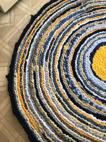 Burst of Sunshine #2 Rag Rug