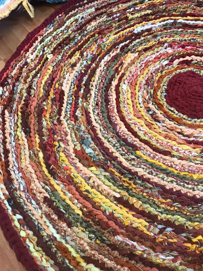 Salsa Inspiration Handmade Rag Rug