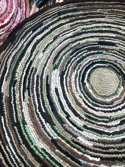 Camouflage Handmade Rag Rug