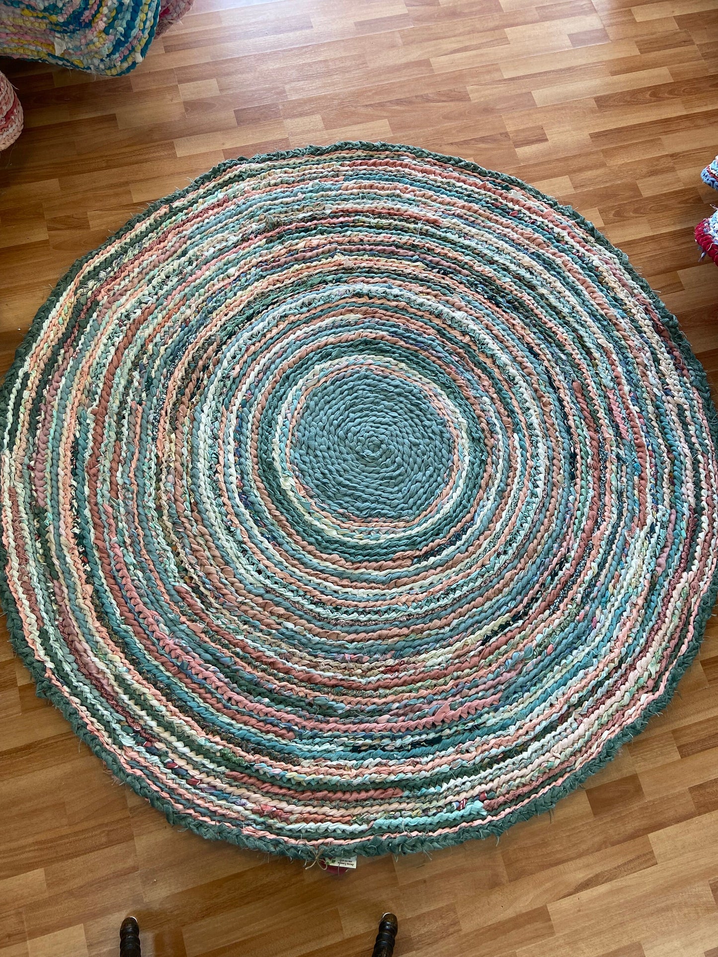 Coral Sea Handmade Rag Rug